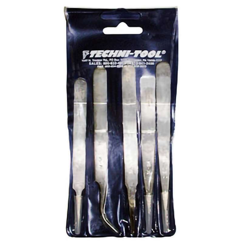 Tweezer Set, 5-Pc., Micro Assembly, 4.5" OAL